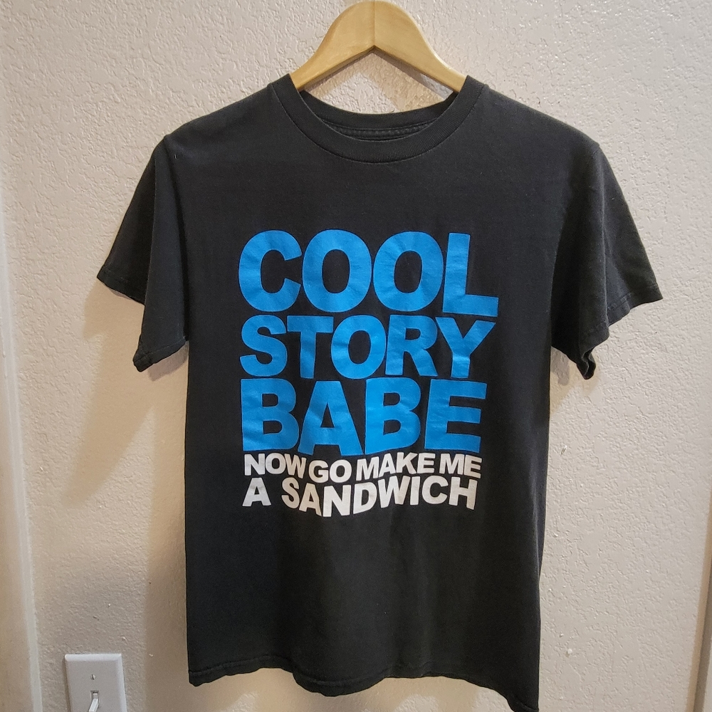 Cool Story Babe black Small t-shirt
